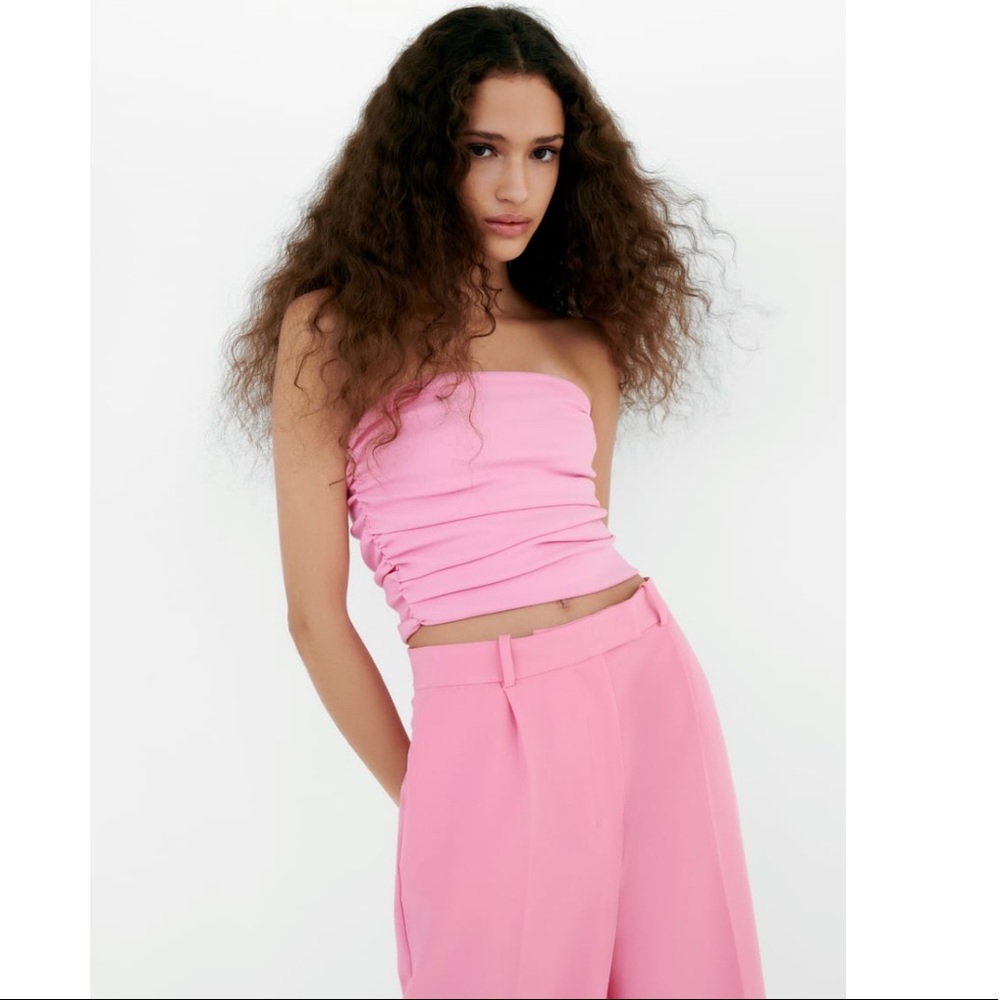 Zara Ruched top